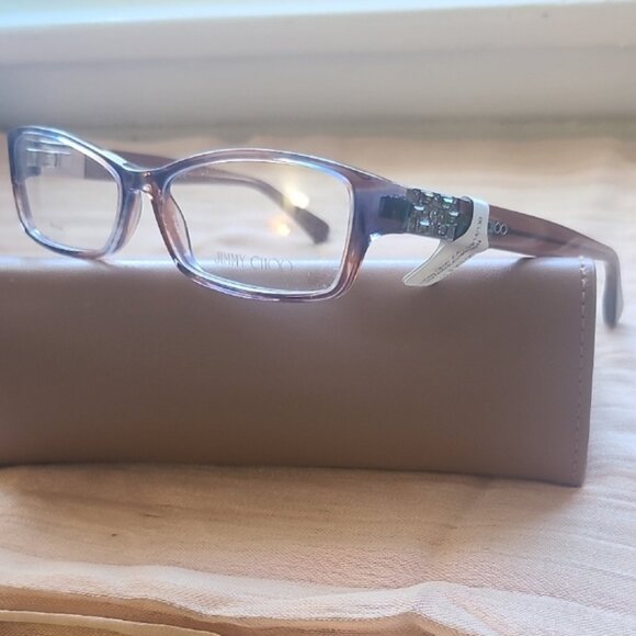 NEW & AUTHENTIC EYEGLASSES JIMMY CHOO MODEL- JC41, SIZE 53-14-130, COLOR E68